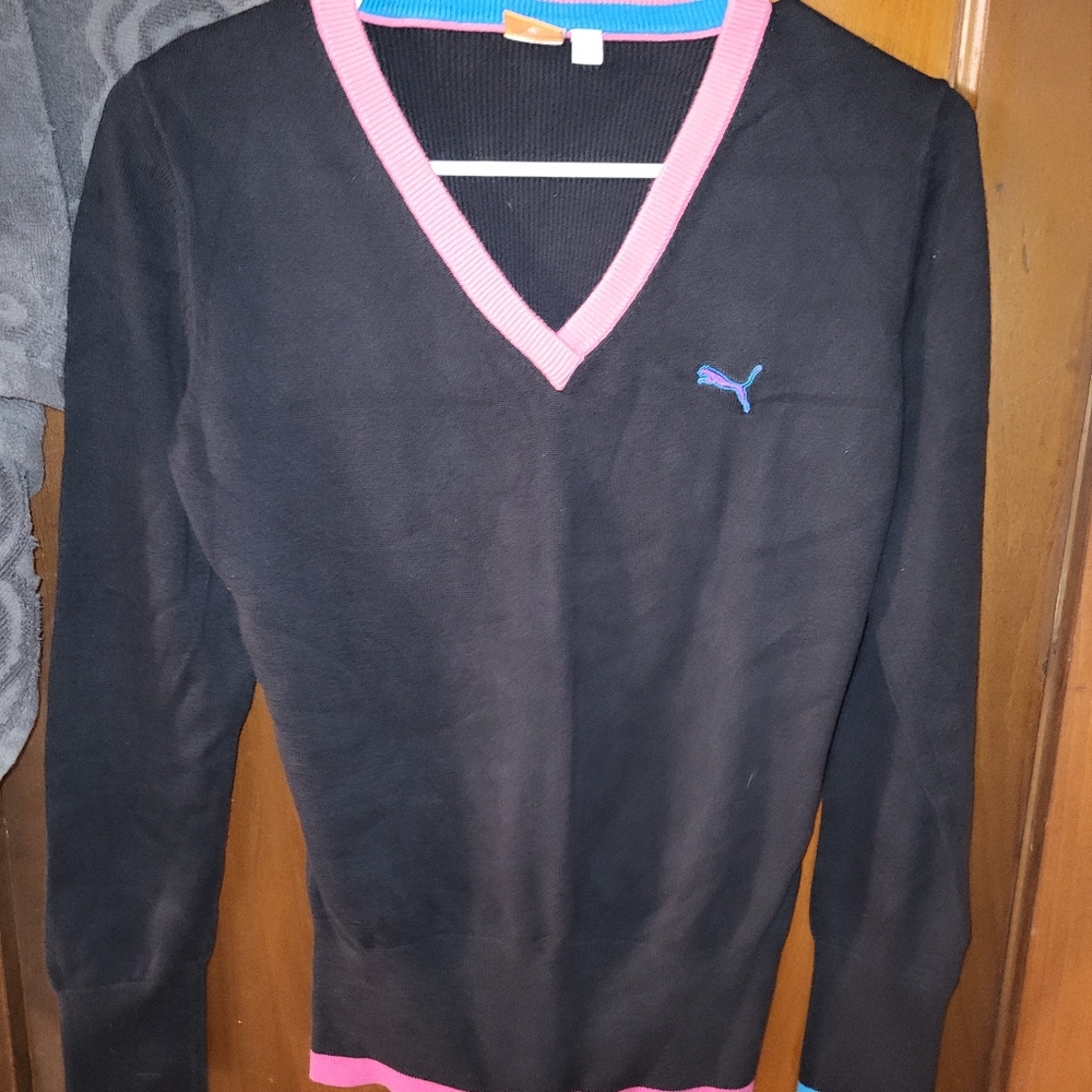 Reebok fleece & puma sweater, small.